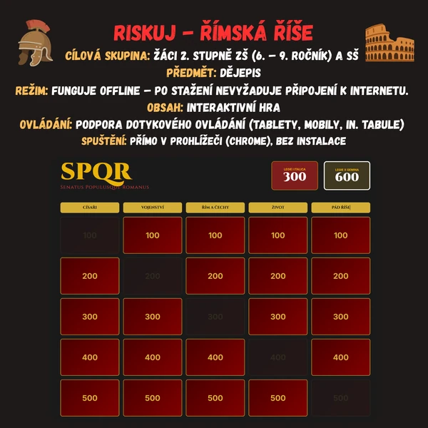 Riskuj! - Římská říše