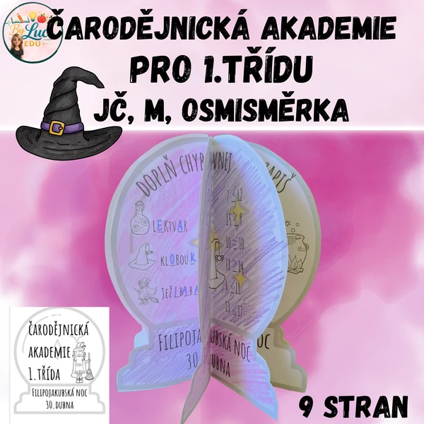 Čarodějnická akademie pro 1. třídu - aktivity k filipojakubské noci