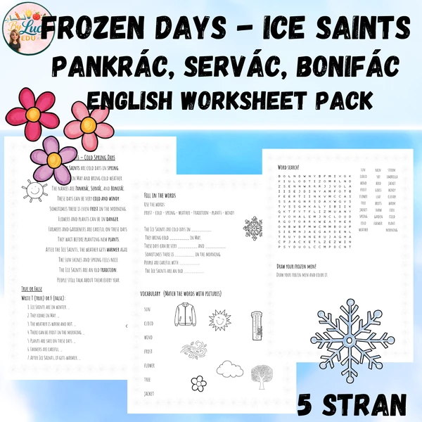 Frozen men - Pankrác, Servác, Bonifác - aktivity do Aj
