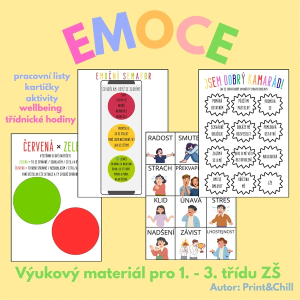Wellbeing, emoce, vztahy ve třídě
