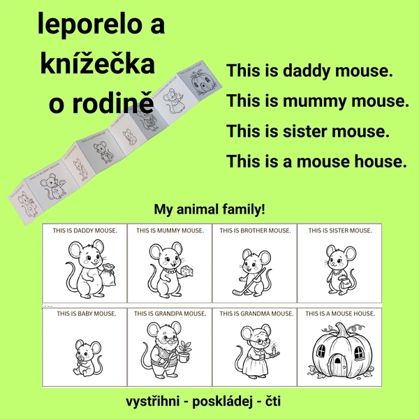 My animal family leporelo
