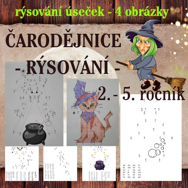 ČARODĚJNICE - rýsování