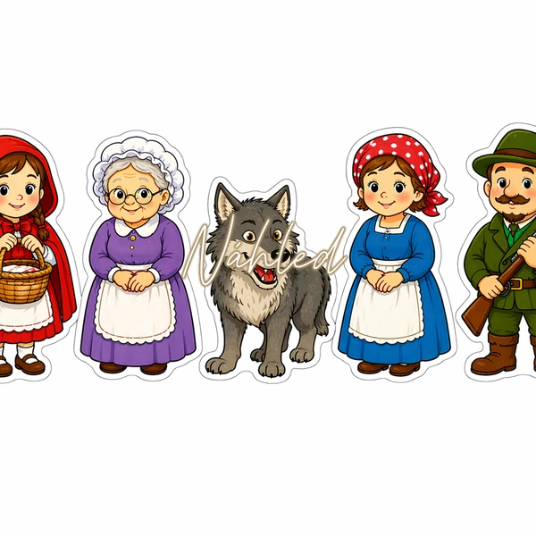 Soubor pohádkových aktivit - Jeníček a Mařenka, Červená Karkulka 