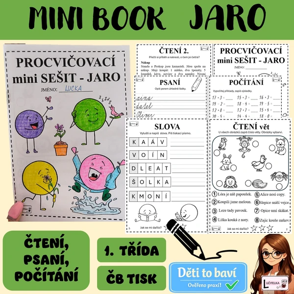Mini book JARO 1. třída
