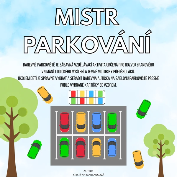 Barevné parkoviště - Logická hra pro malé řidiče 🚗