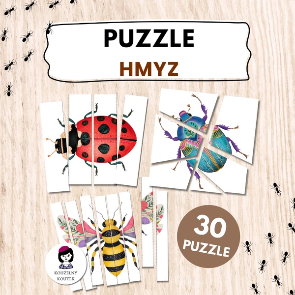 Hmyzí puzzle | Hmyz | Entomologie | Brouci