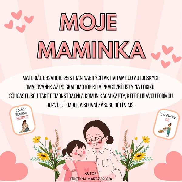 MOJE MAMINKA – Komplexní sada aktivit pro MŠ