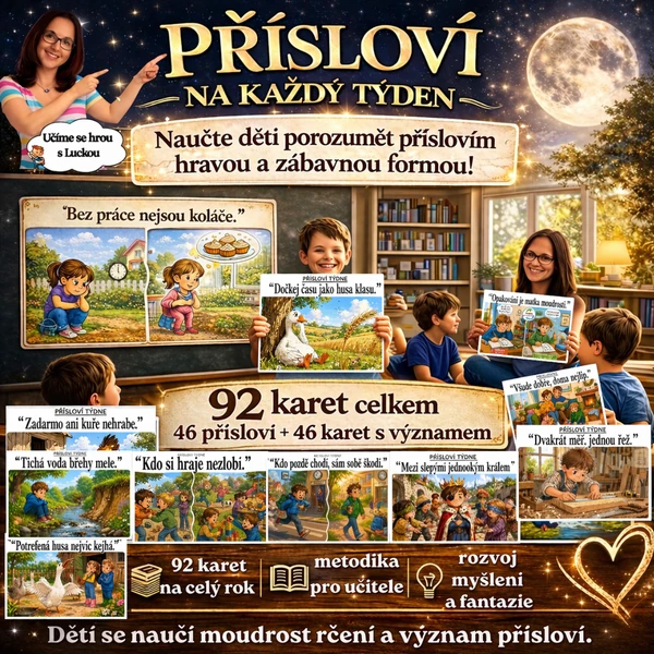 PŘÍSLOVÍ NA KAŽDÝ TÝDEN