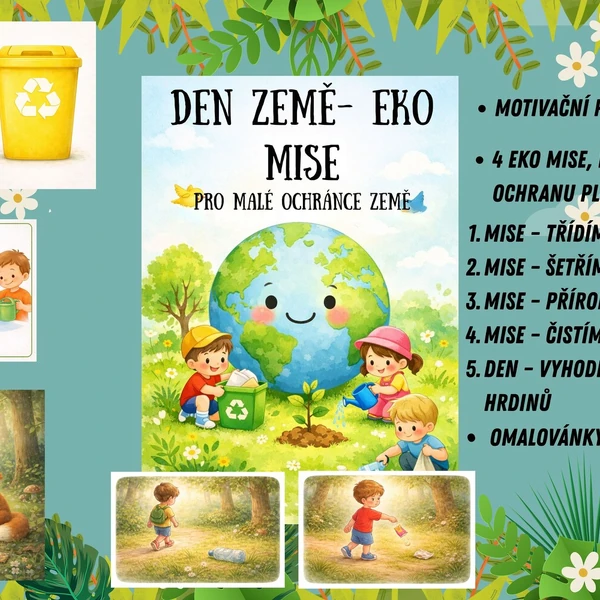 Den Země - eko mise pro malé ochránce země