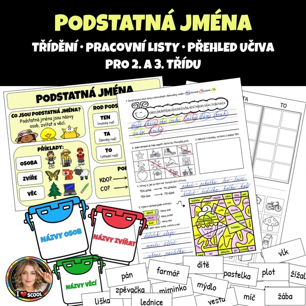 Podstatná jména - seznámení