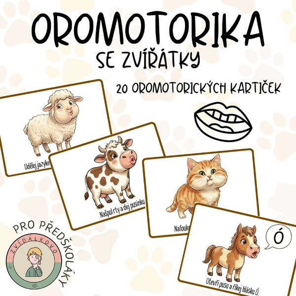 Oromotorika se zvířátky 