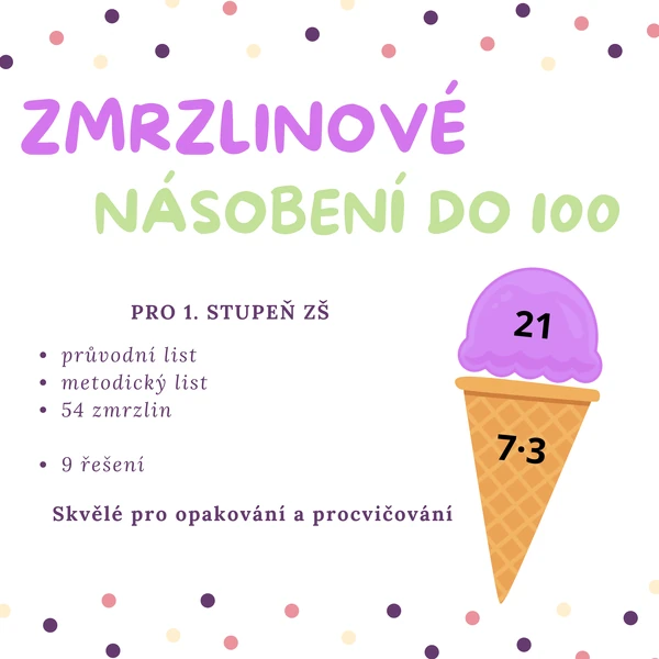 Zmrzlinové násobení do 100