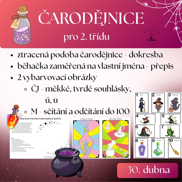 ČARODĚJNICE pro druháčky