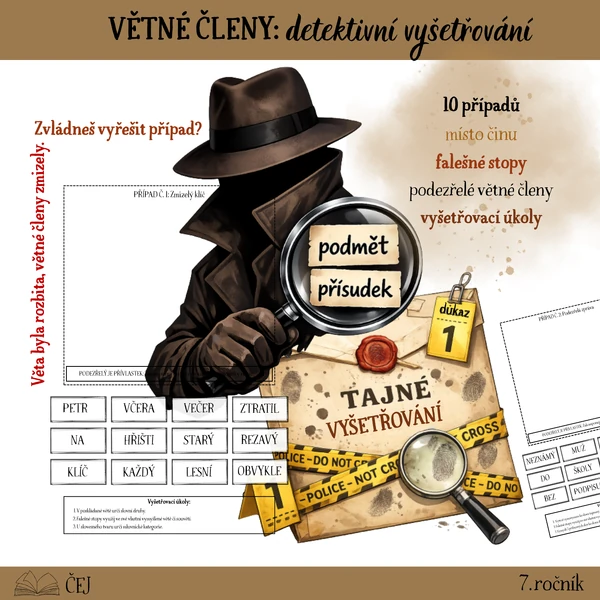 Větné členy: detektivní vyšetřování