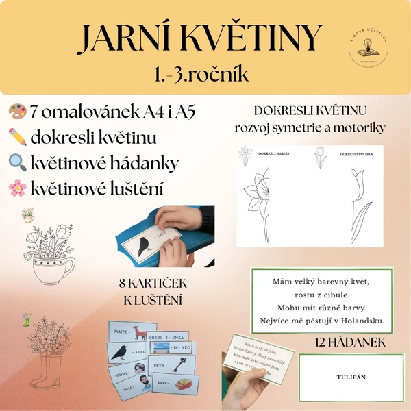 Jarní květiny hravě