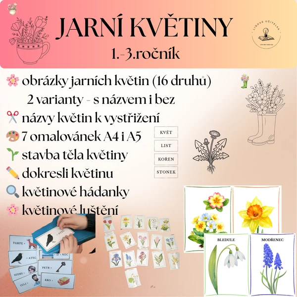 Jarní květiny - kompletní balíček