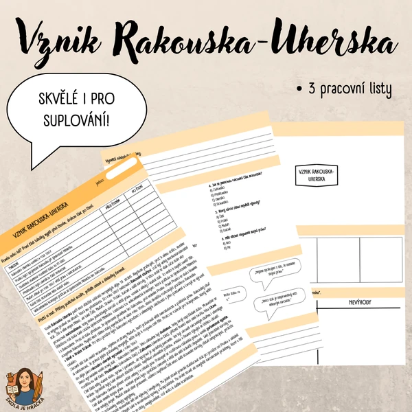 Vznik Rakouska-Uherska - pracovní listy