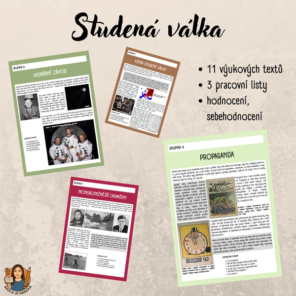 Studená válka - skládankové učení