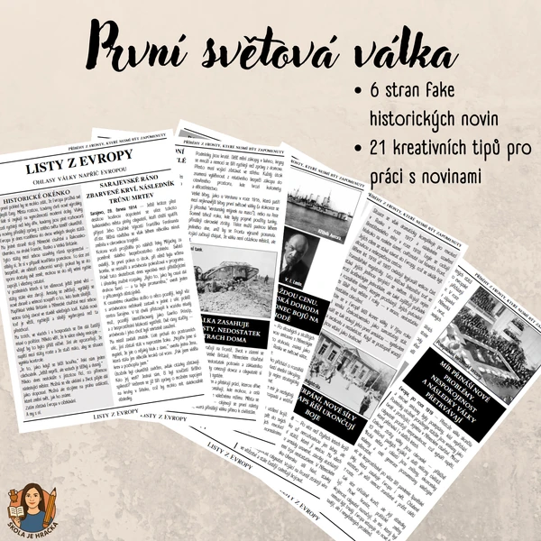 První světová válka - noviny