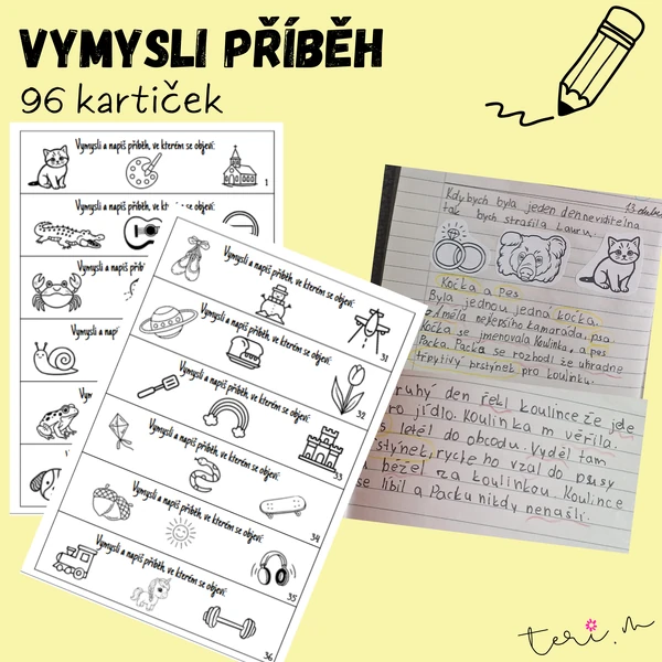 VYMYSLI PŘÍBĚH - tvůrčí psaní pro 1. stupeň