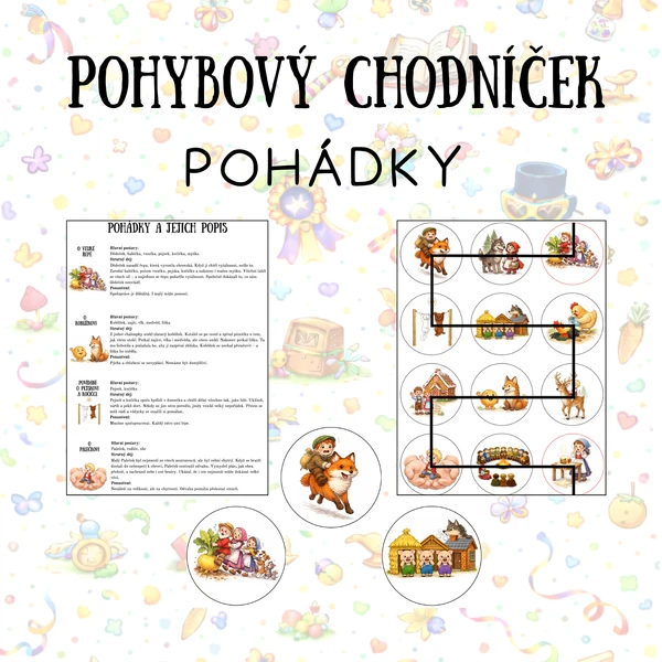 Pohybový chodníček - Pohádky