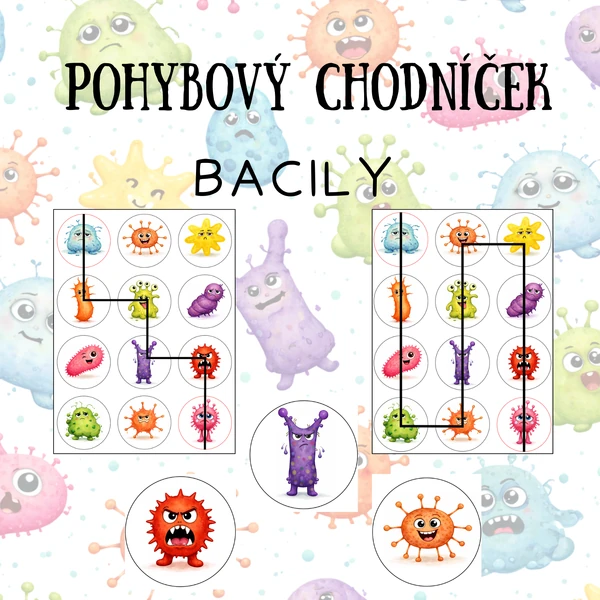 Pohybový chodníček - Bacily