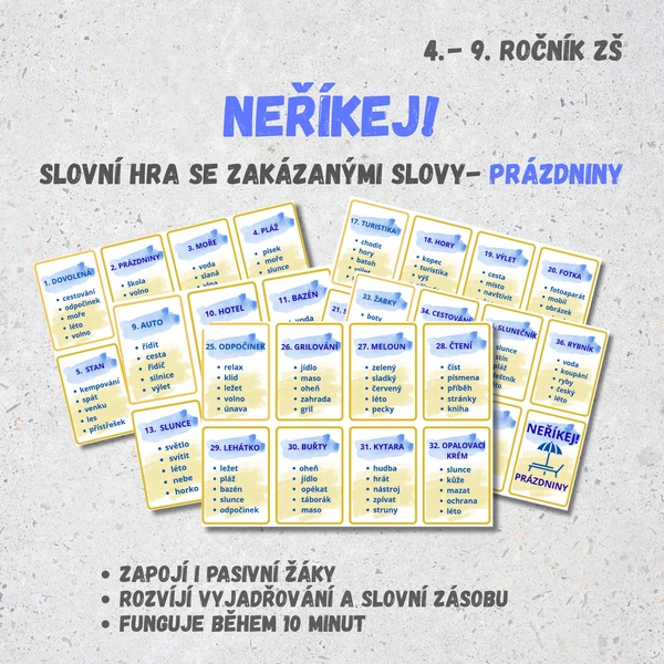NEŘÍKEJ! PRÁZDNINY