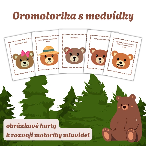 Oromotorika s medvídky