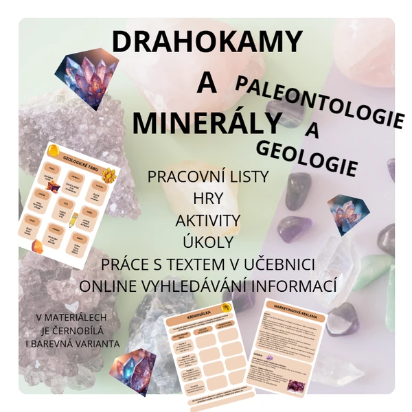 DRAHOKAMY A MINERÁLY