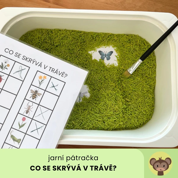 Jarní pátračka - co se skrývá v trávě? 