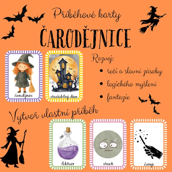 Příběhové karty - Čarodějnice
