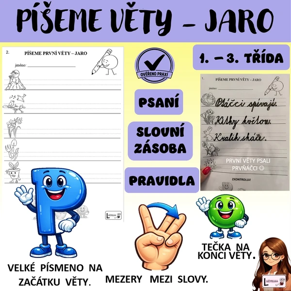 Píšeme věty - JARO