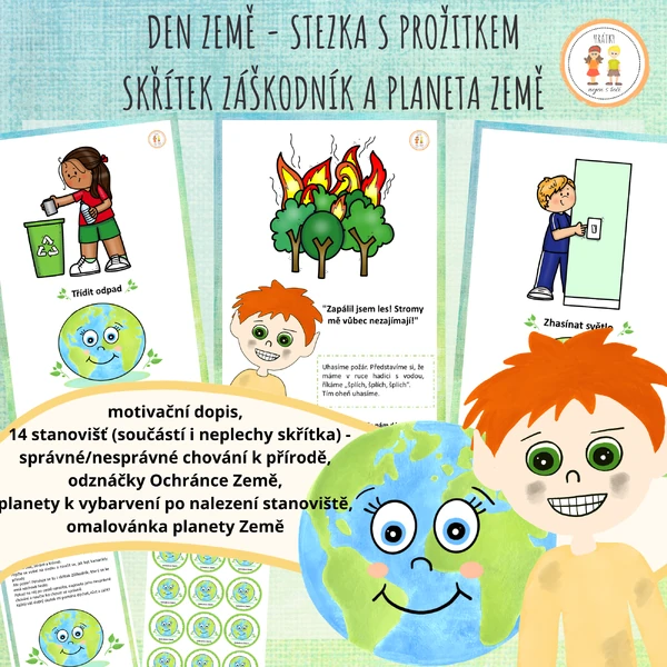 Den Země - Stezka - Skřítek Záškodník a planeta Země