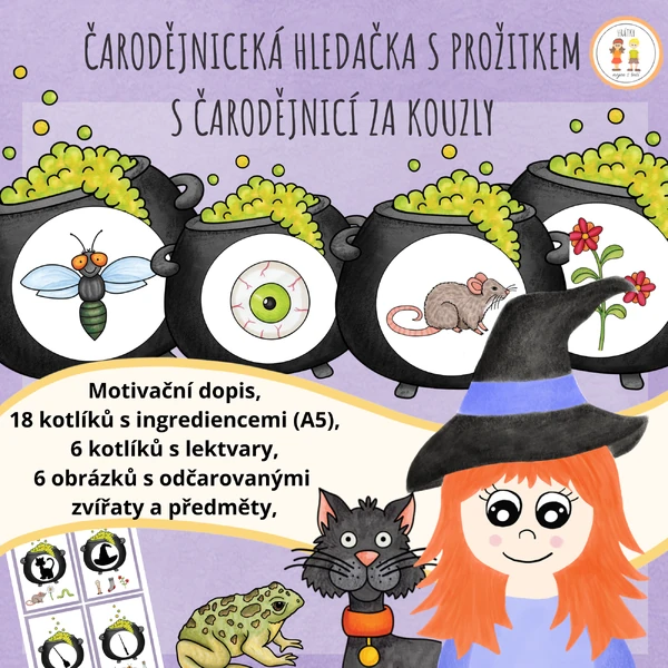 Čarodějnická hledačka - S čarodějnicí za kouzly