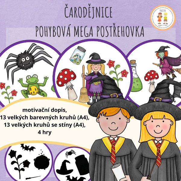 Čarodějnice - Pohybová mega postřehovka