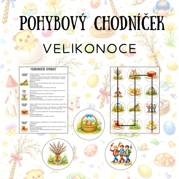 Pohybový chodníček - Velikonoce
