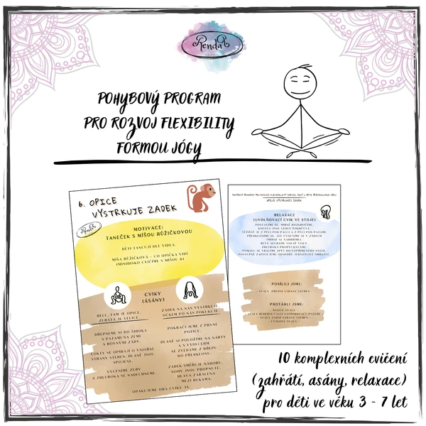 Pohybový program pro rozvoj flexibility formou jógy u dětí předškolního věku