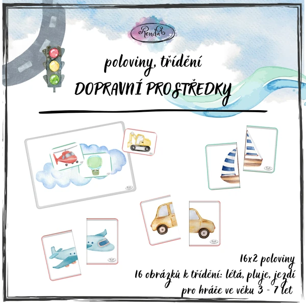 Poloviny, třídění - Dopravní prostředky