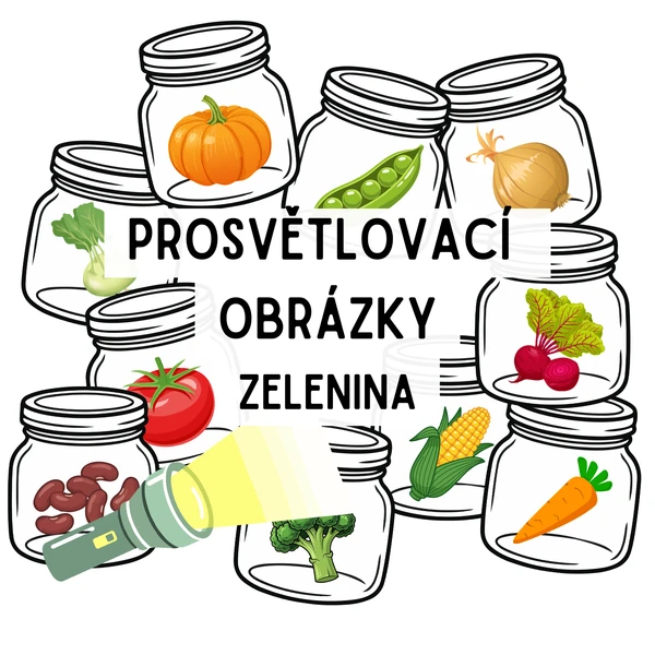 Prosvětlovací obrázky - zelenina