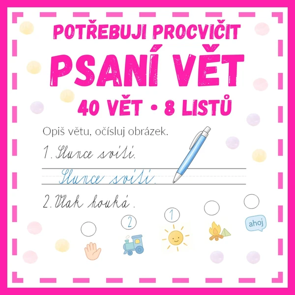 Psaní vět