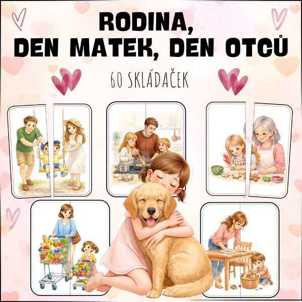 Rodina - skládačky 