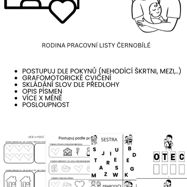 Rodina - PL- černobílá verze 