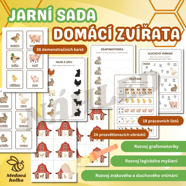 Sada - Domácí zvířata (farma)