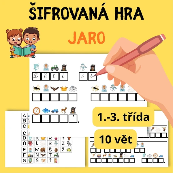 Šifrovaná hra - Jaro (1.-3. třída ZŠ)