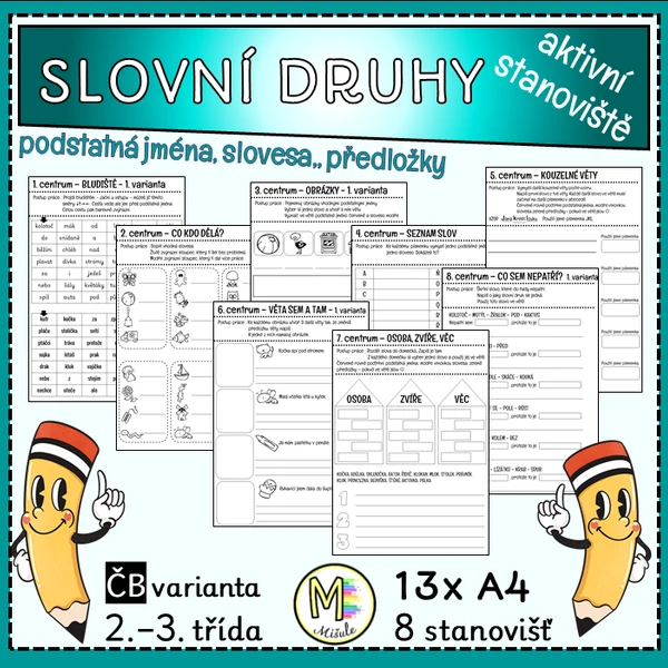 SLOVNÍ DRUHY - AKTIVNÍ STANOVIŠTĚ