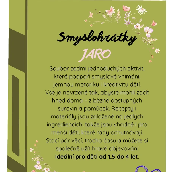 jarní smyslohrátky - 7 aktivit pro malé děti (1,5 - 4 roky)