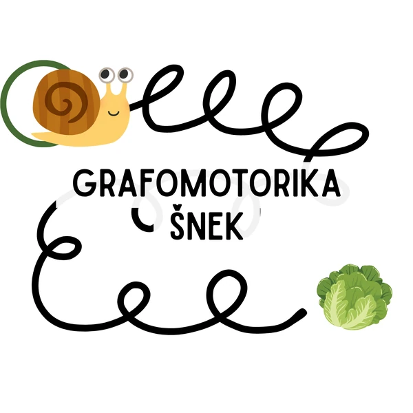 Grafomotorika - šnek