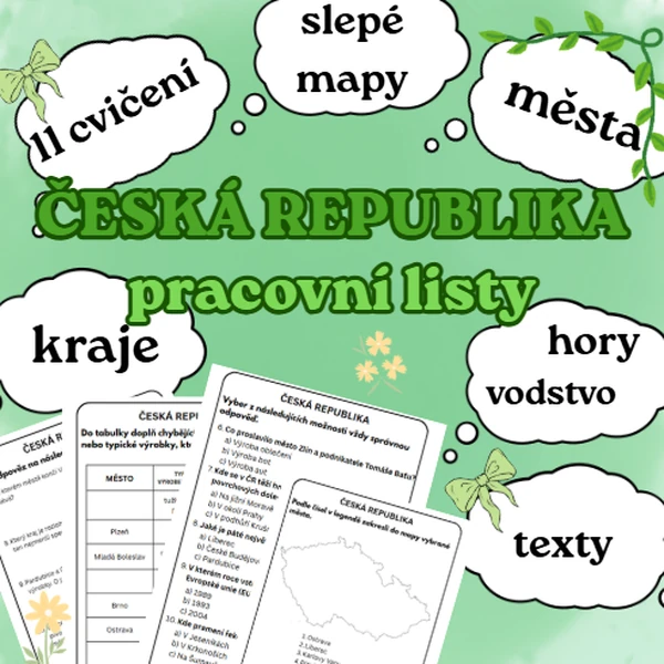 ČESKÁ REPUBLIKA - pracovní listy