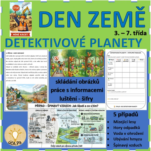 DEN ZEMĚ - DETEKTIVOVÉ PLANETY