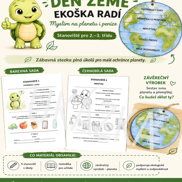 Den Země - Myslím na planetu i peníze